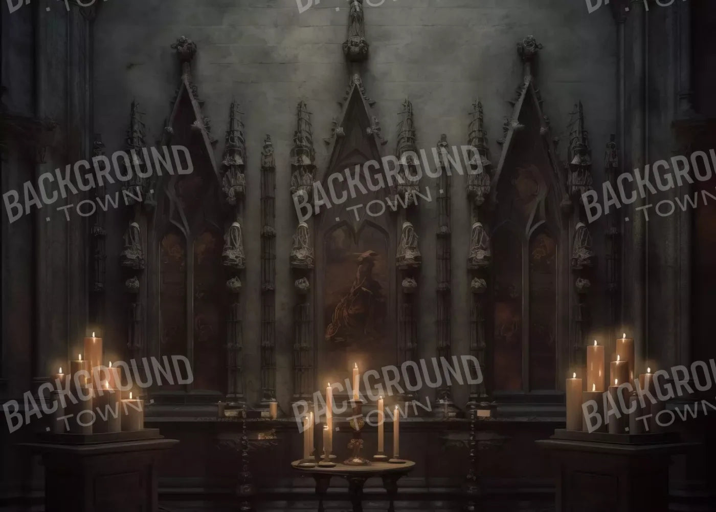 Candlelight Victorian Meeting 7’X5’ Ultracloth (84 X 60 Inch) Backdrop