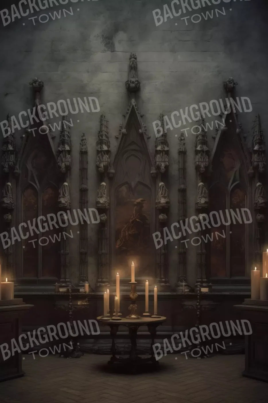 Candlelight Victorian Meeting 8’X12’ Ultracloth (96 X 144 Inch) Backdrop