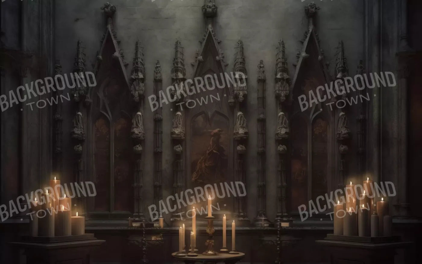 Candlelight Victorian Meeting 8’X5’ Ultracloth (96 X 60 Inch) Backdrop