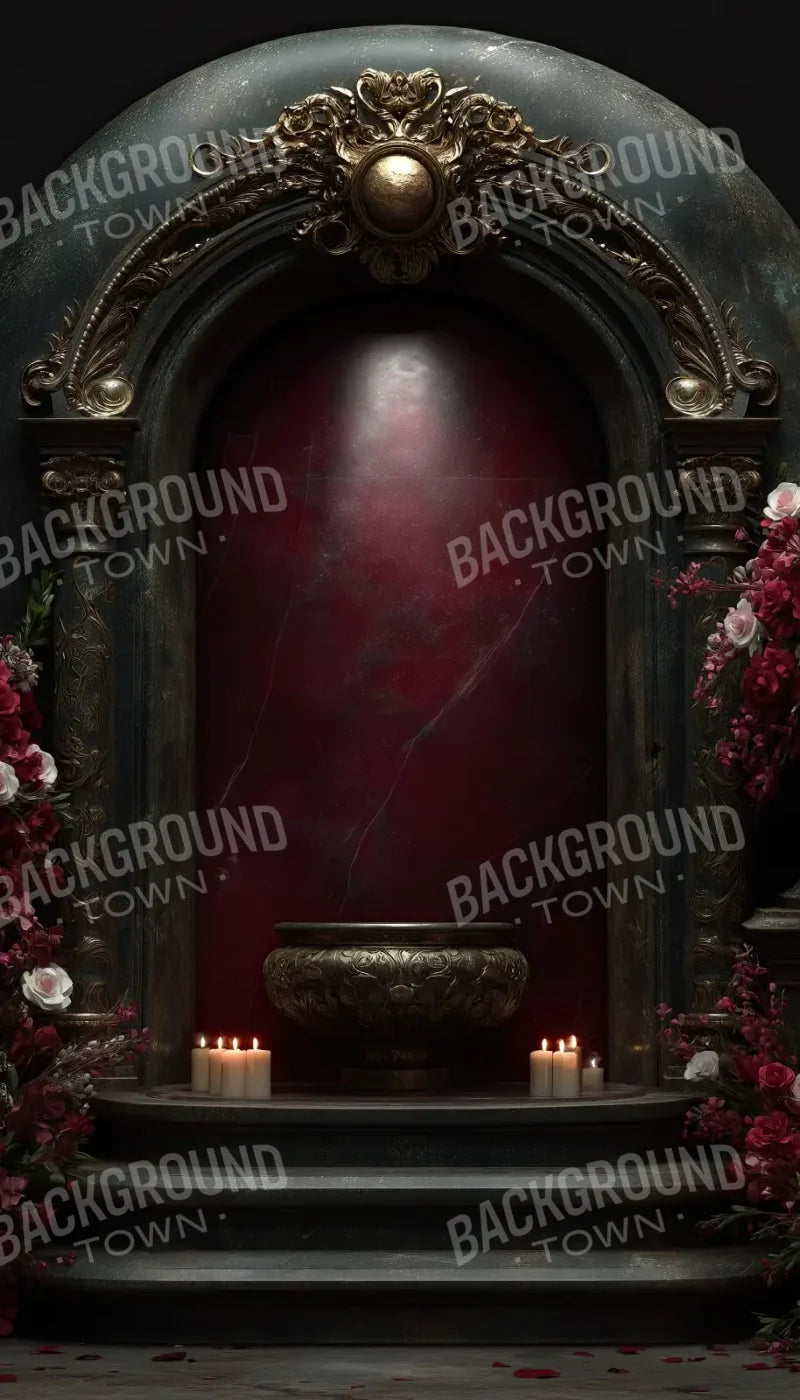 Candlelit Shrine Arch 8’x14’ UltraCloth (96 x 168 inch) Backdrop
