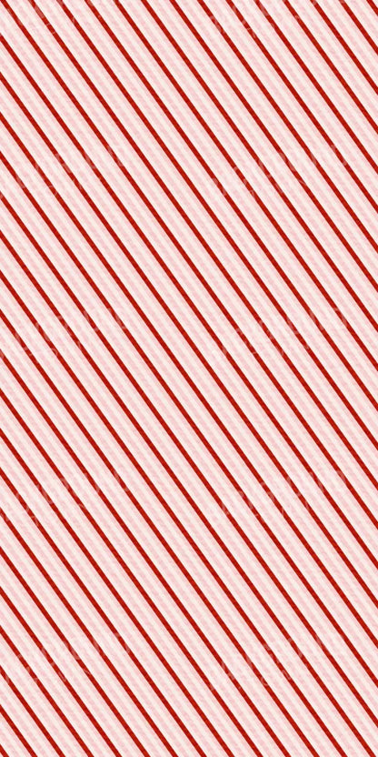 Candy Cane 10X20 Ultracloth ( 120 X 240 Inch ) Backdrop