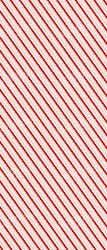 Candy Cane 5X12 Ultracloth For Westcott X-Drop ( 60 X 144 Inch ) Backdrop