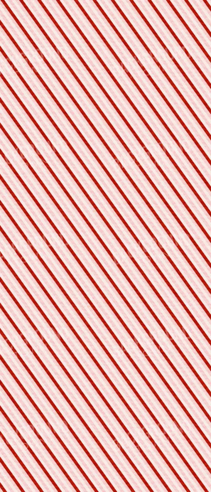 Candy Cane 5X12 Ultracloth For Westcott X-Drop ( 60 X 144 Inch ) Backdrop