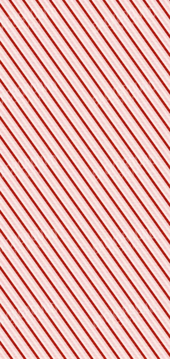 Candy Cane 8X16 Ultracloth ( 96 X 192 Inch ) Backdrop