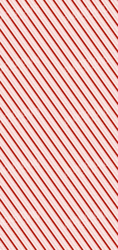 Candy Cane 8X16 Ultracloth ( 96 X 192 Inch ) Backdrop