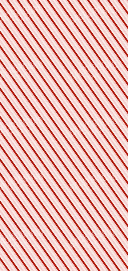 Candy Cane 8X16 Ultracloth ( 96 X 192 Inch ) Backdrop