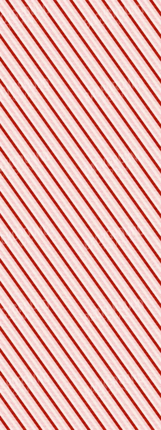 Candy Cane 8X20 Ultracloth ( 96 X 240 Inch ) Backdrop