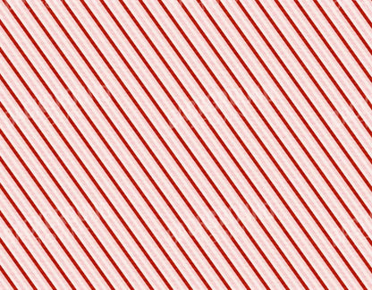 Candy Cane 8X6 Fleece ( 96 X 72 Inch ) Backdrop