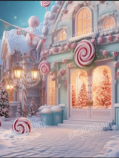 Candy Town Iv 5’X6’8 Fleece (60 X 80 Inch) Backdrop