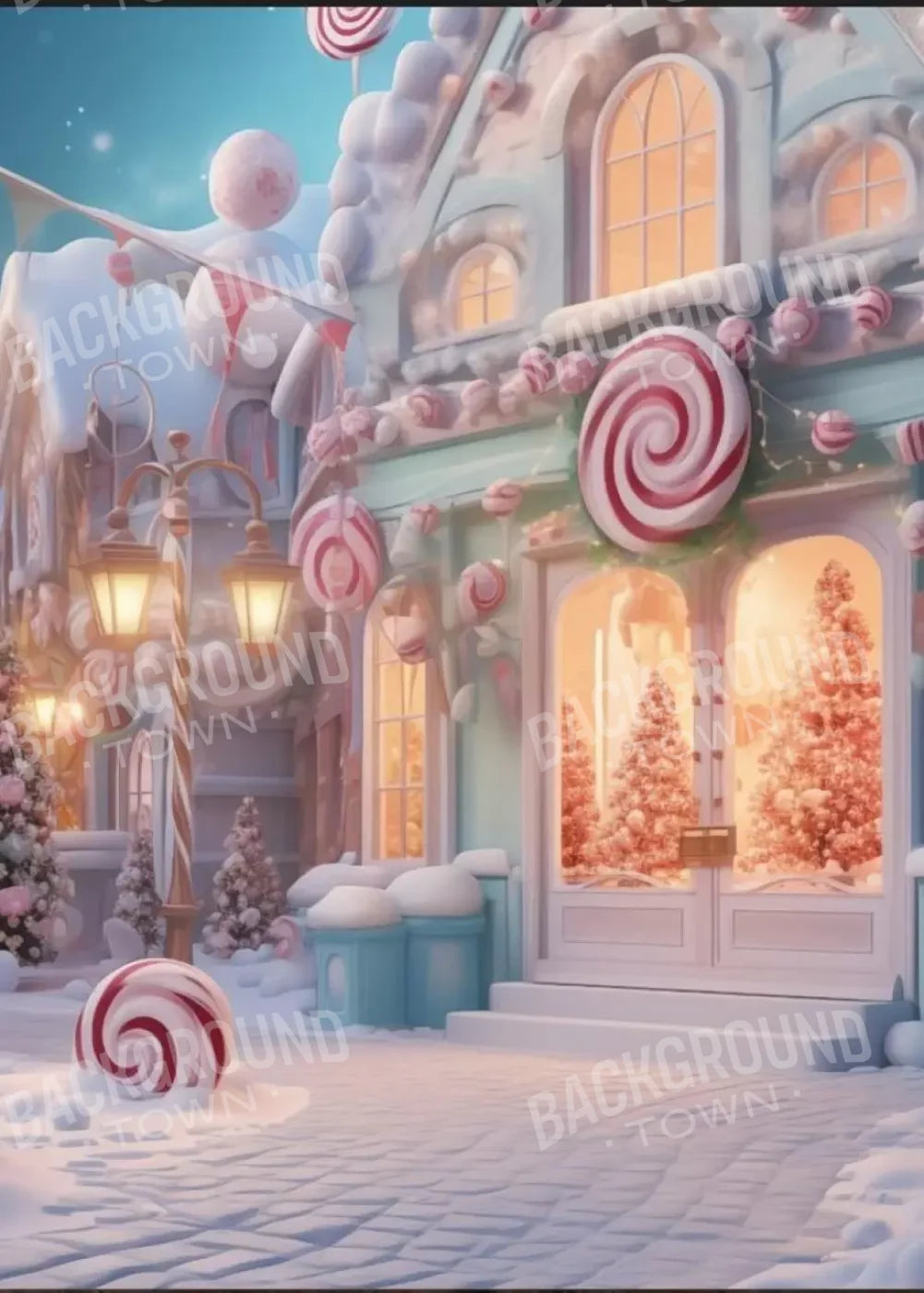 Candy Town Iv 5’X7’ Ultracloth (60 X 84 Inch) Backdrop