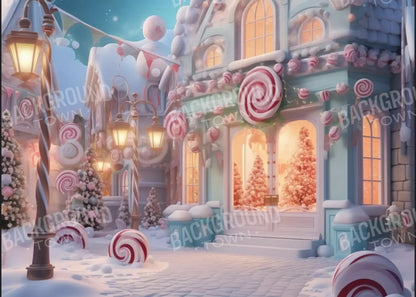 Candy Town Iv 7’X5’ Ultracloth (84 X 60 Inch) Backdrop