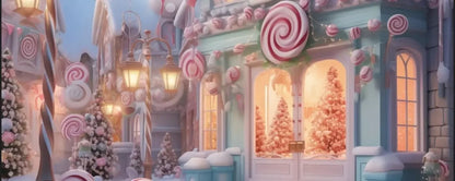 Candy Town Iv Backdrop