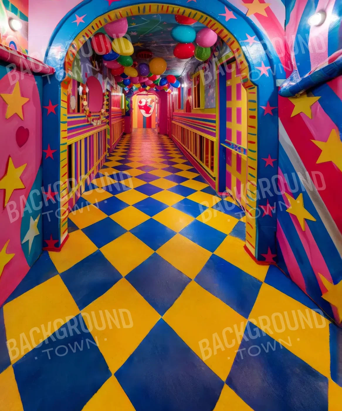 Carnival Funhouse 10’x12’ UltraCloth (120 x 144 inch) Backdrop