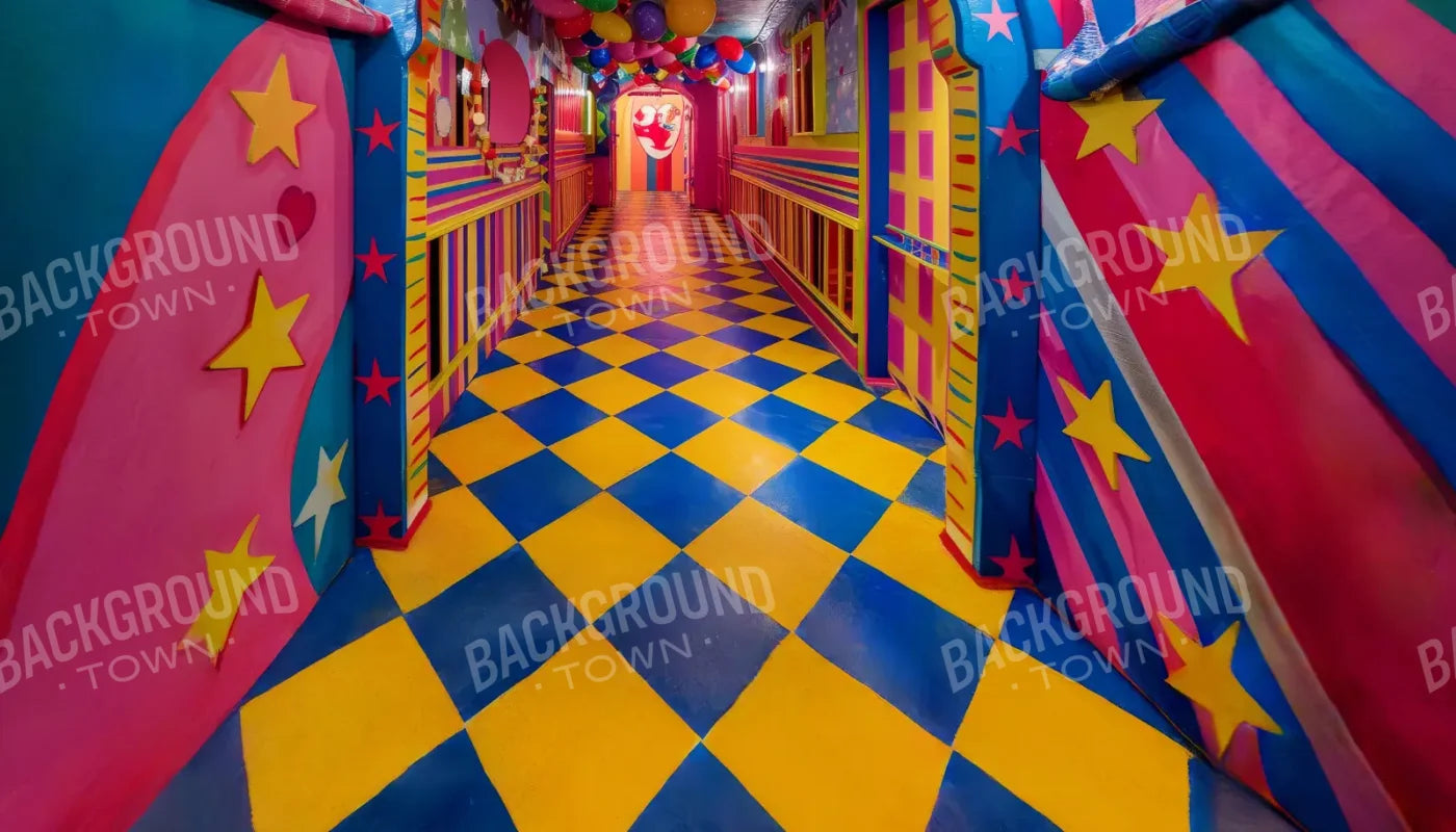 Carnival Funhouse 14’x8’ UltraCloth (168 x 96 inch) Backdrop