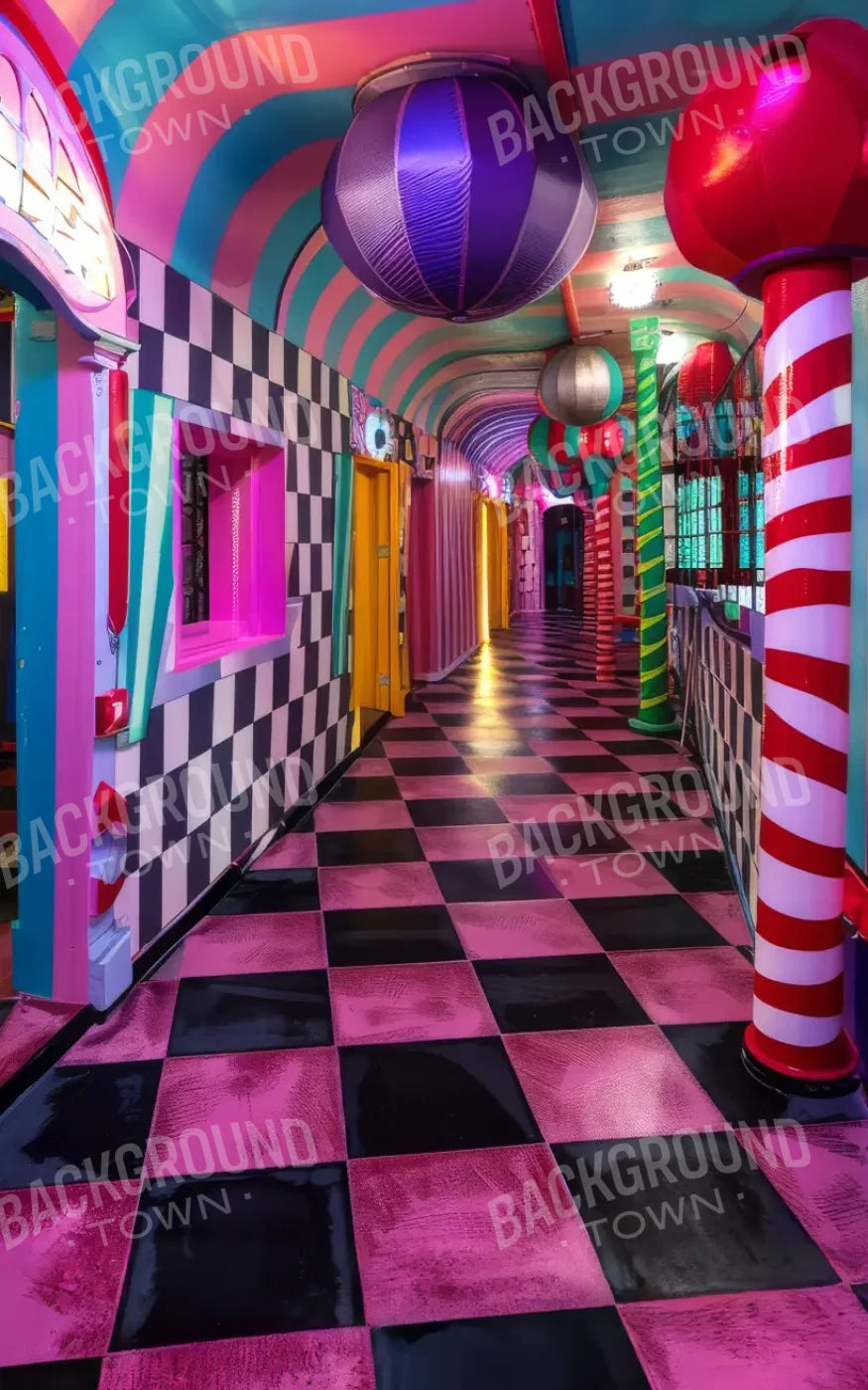 Carnival Funhouse I 5’x8’ UltraCloth (60 x 96 inch) Backdrop