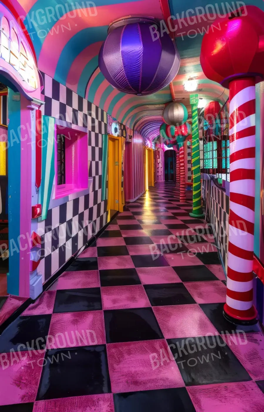 Carnival Funhouse I 9’x14’ UltraCloth (108 x 168 inch) Backdrop