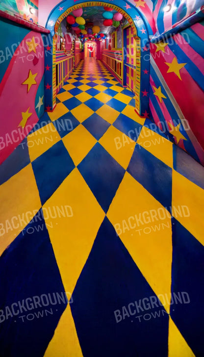 Carnival Funhouse II Sweep 8’x14’ UltraCloth for Westcott X Drop Pro (96 x 168 inch) Backdrop