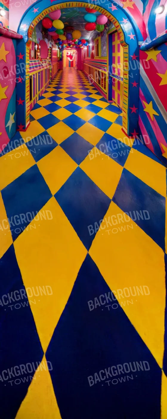 Carnival Funhouse II Sweep 8’x20’ UltraCloth (96 x 240 inch) Backdrop