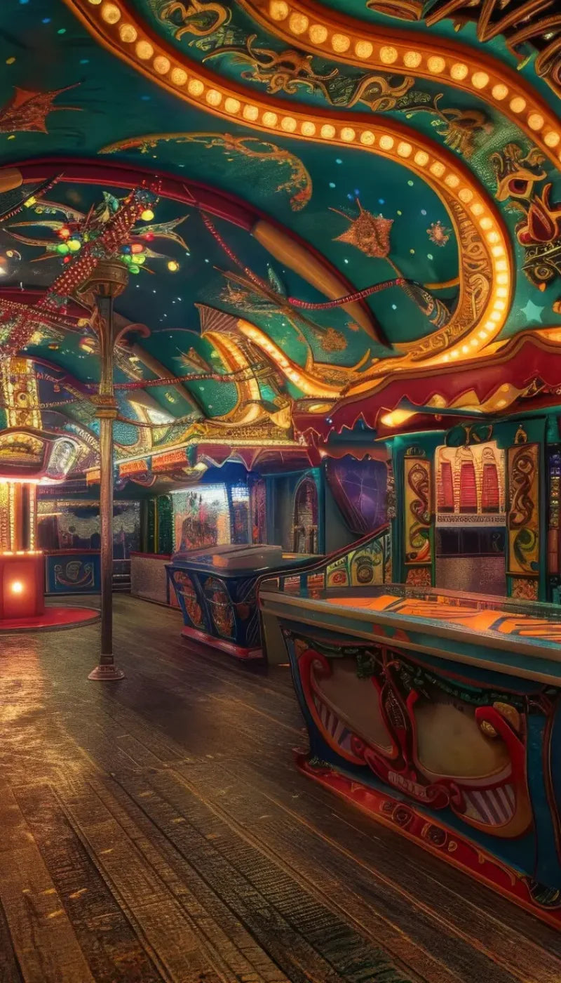 Carnival Funhouse III Backdrop