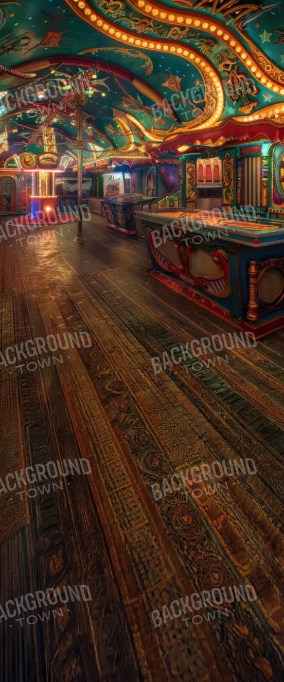 Carnival Funhouse III Sweep 5’x12’ UltraCloth for Westcott X Drop (60 x 144 inch) Backdrop