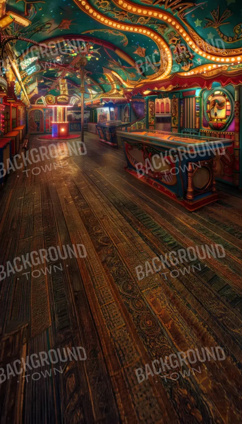 Carnival Funhouse III Sweep 8’x14’ UltraCloth for Westcott X Drop Pro (96 x 168 inch) Backdrop