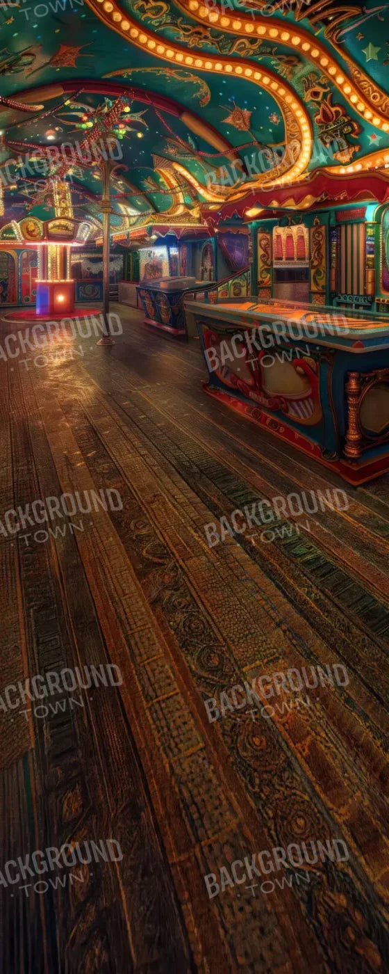 Carnival Funhouse III Sweep 8’x20’ UltraCloth (96 x 240 inch) Backdrop