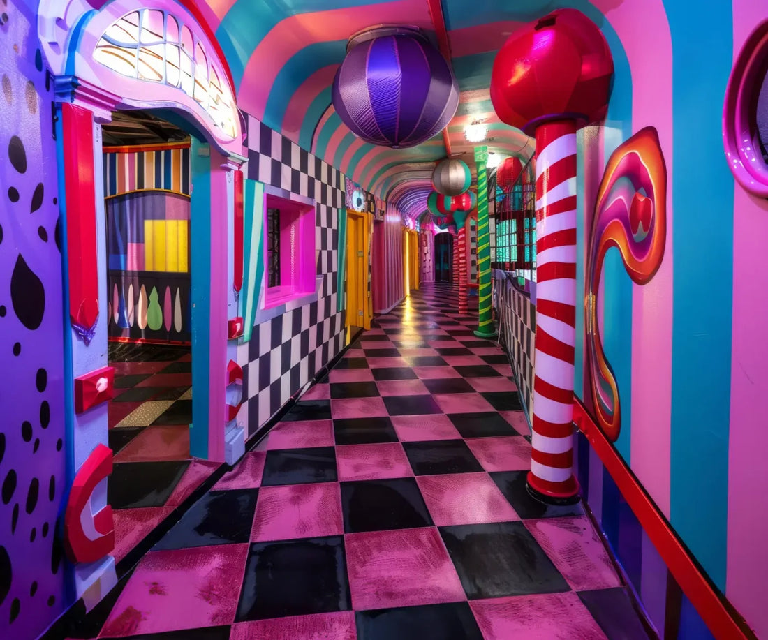Carnival Funhouse I 5’x4’2 Fleece (60 x 50 inch) Backdrop