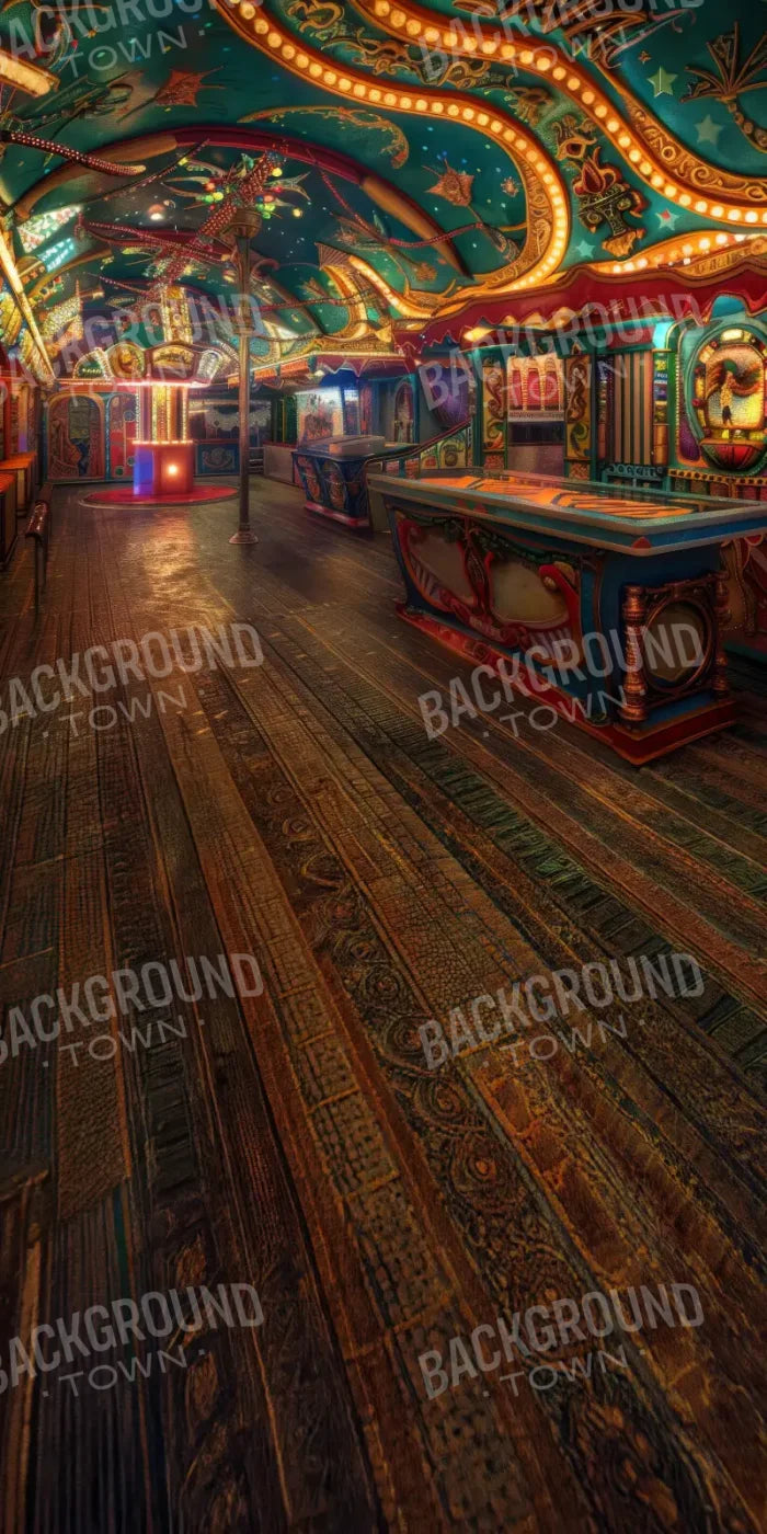Carnival Funhouse III Sweep 8’x16’ UltraCloth (96 x 192 inch) Backdrop