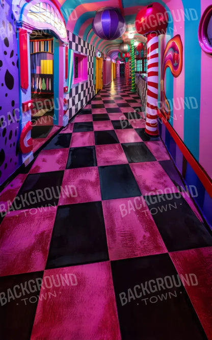 Carnival Funhouse Sweep 10’x16’ UltraCloth (120 x 192 inch) Backdrop