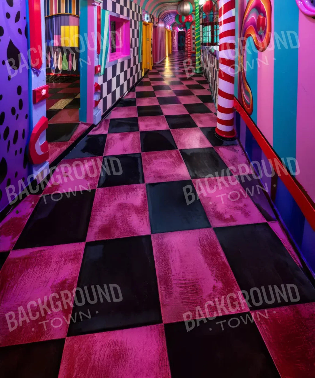 Pink Whimsical  Backdrop for Photography