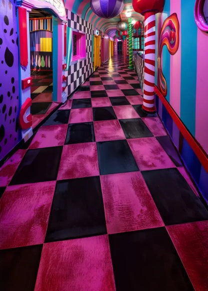 Carnival Funhouse Sweep 5’x7’ UltraCloth (60 x 84 inch) Backdrop