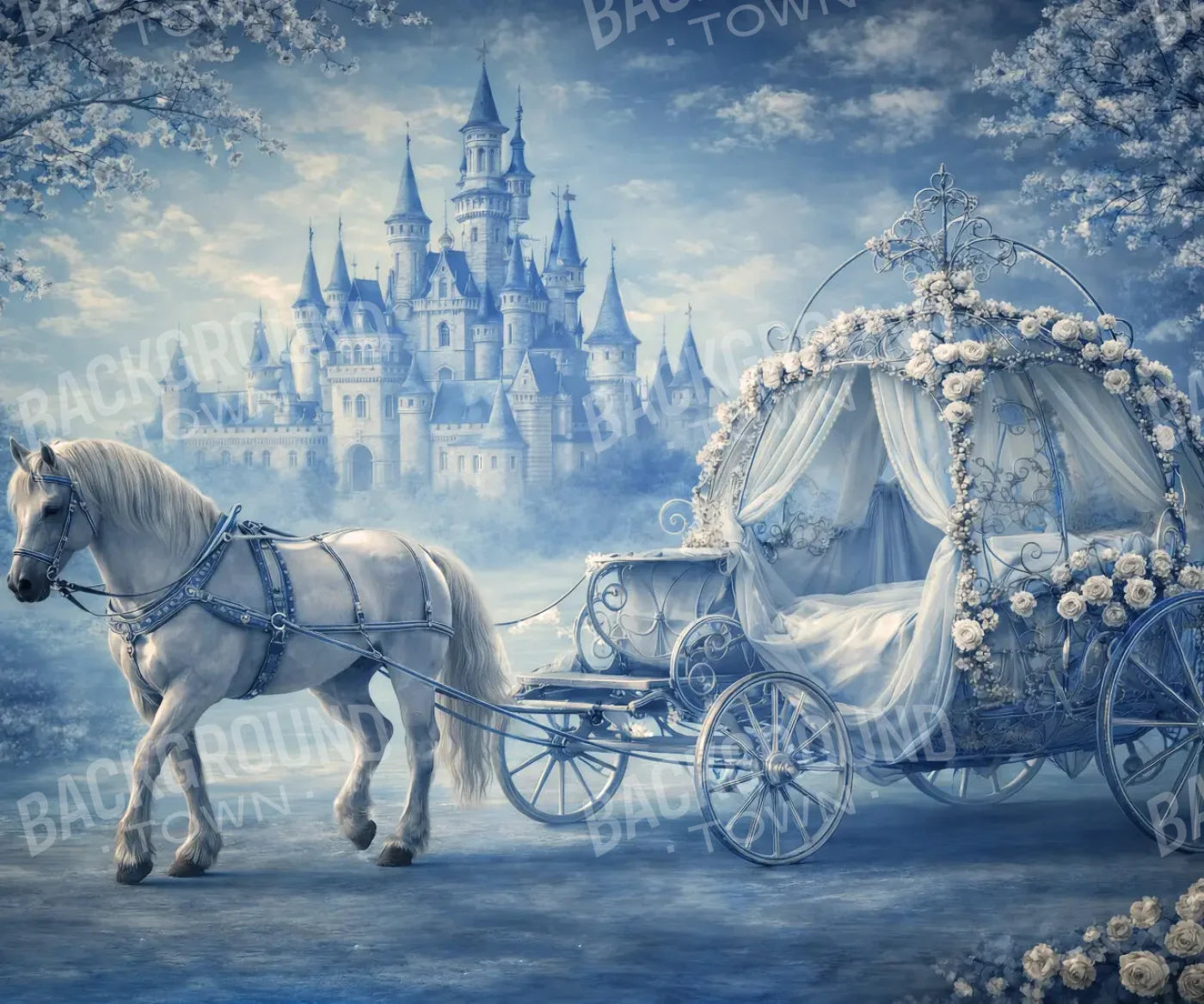 Carriage Ride Home 12’x10’ UltraCloth (144 x 120 inch) Backdrop