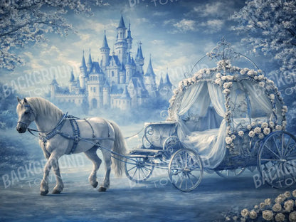 Carriage Ride Home 8’x6’ Fleece (96 x 72 inch) Backdrop