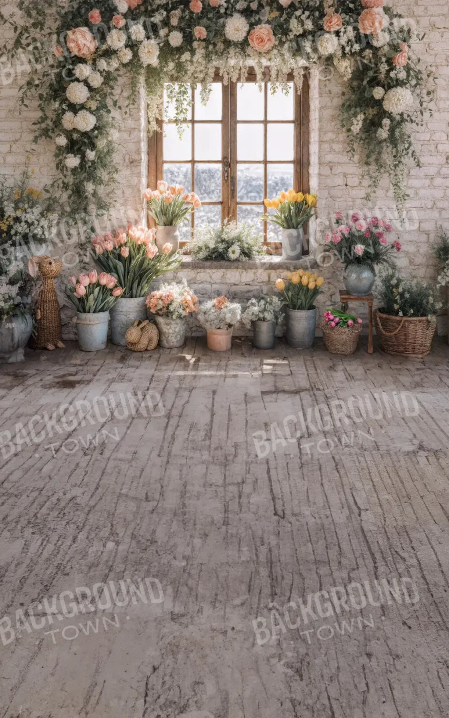 Brown Pink Yellow White  Backdrop for Photography