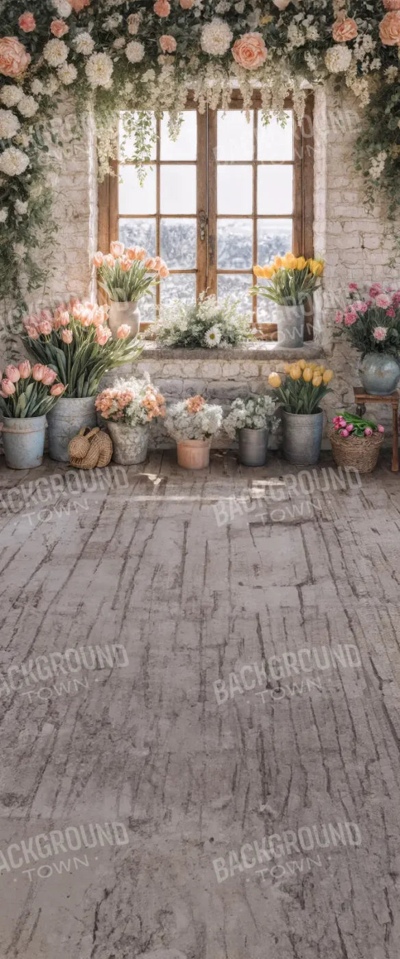 Carrie Easter With Floor 5’x12’ UltraCloth for Westcott X-Drop (60 x 144 inch) Backdrop