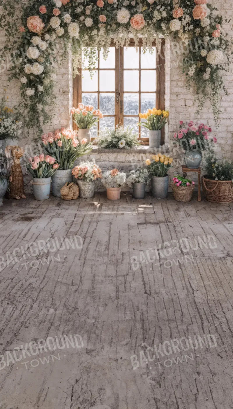 Carrie Easter With Floor 8’x14’ UltraCloth for Westcott X-Drop Pro (96 x 168 inch) Backdrop