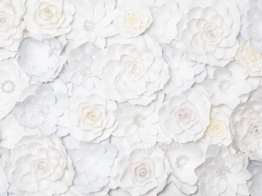 Carrie White Flowers 6’8x5’ Fleece (80 x 60 inch) Backdrop