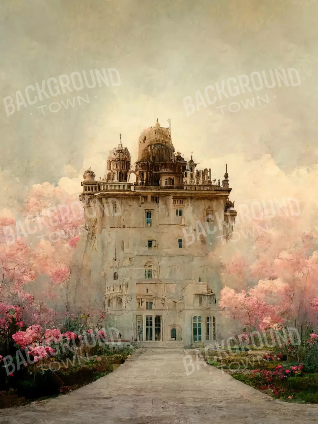 Castle 5X7 Ultracloth ( 60 X 84 Inch ) Backdrop