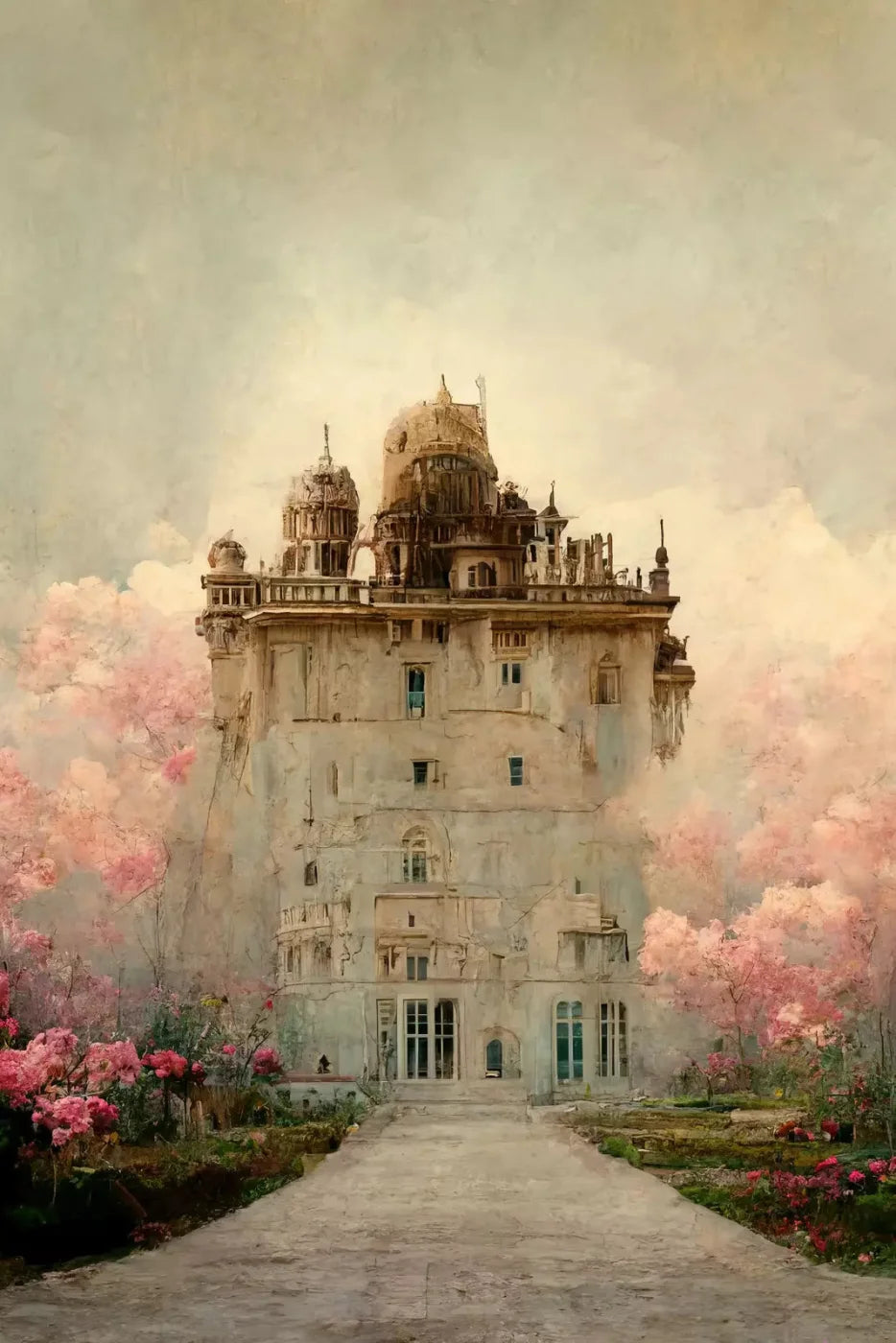 Castle 5X76 For Lvl Up Backdrop System ( 60 X 90 Inch )