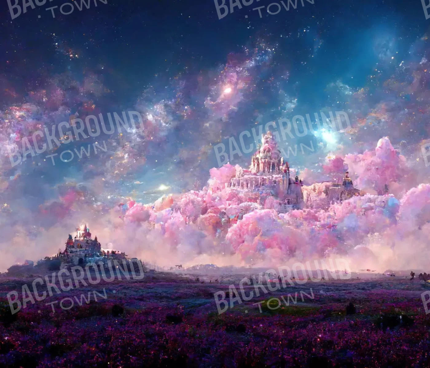 Castle In The Sky 12X10 Ultracloth ( 144 X 120 Inch ) Backdrop