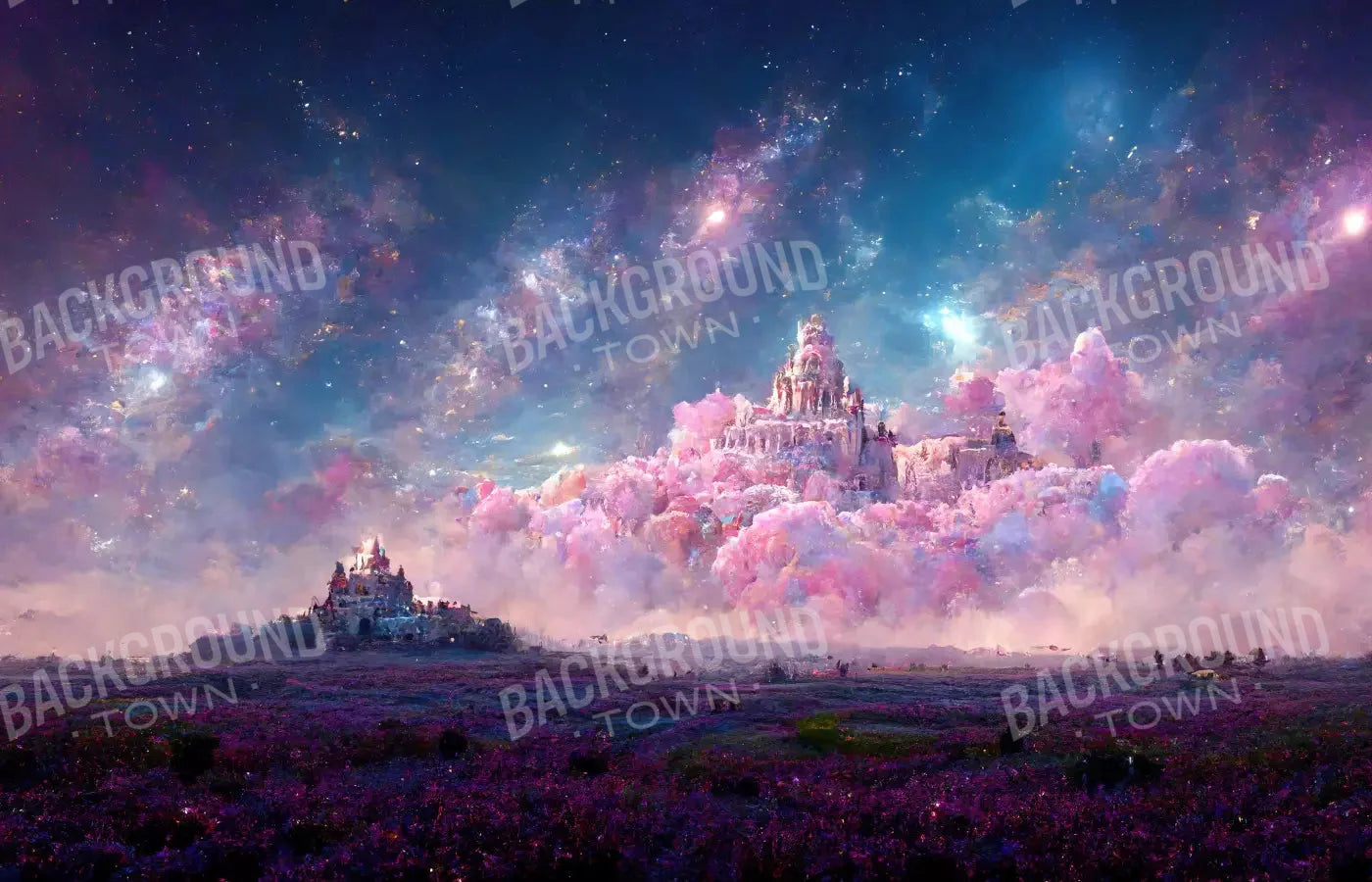 Castle In The Sky 12X8 Ultracloth ( 144 X 96 Inch ) Backdrop