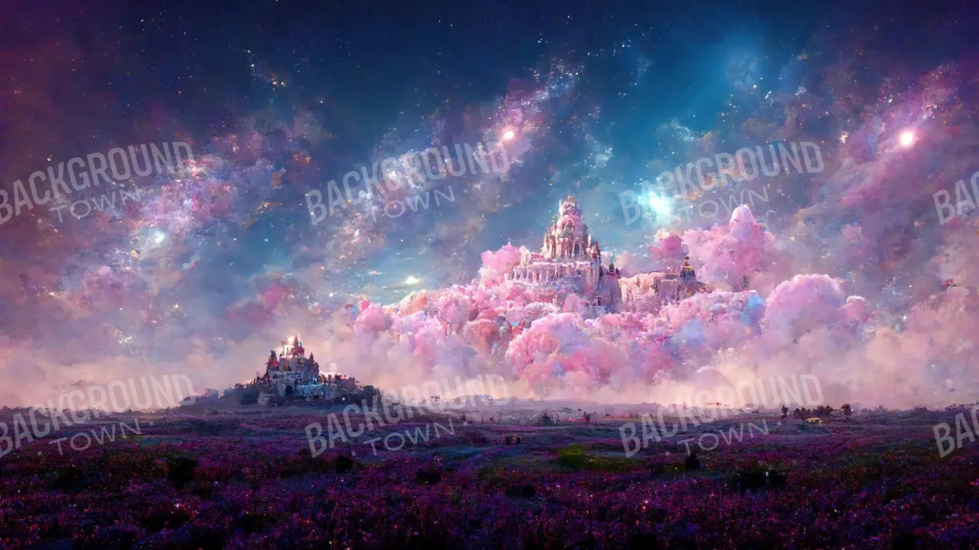 Castle In The Sky 14X8 Ultracloth ( 168 X 96 Inch ) Backdrop