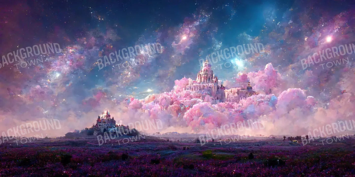 Castle In The Sky 20X10 Ultracloth ( 240 X 120 Inch ) Backdrop