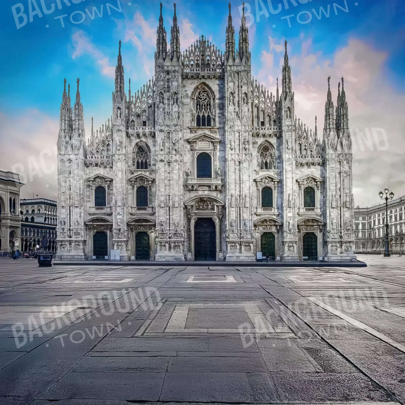 Cathedral Milan 8’x8’ Fleece (96 x 96 inch) Backdrop