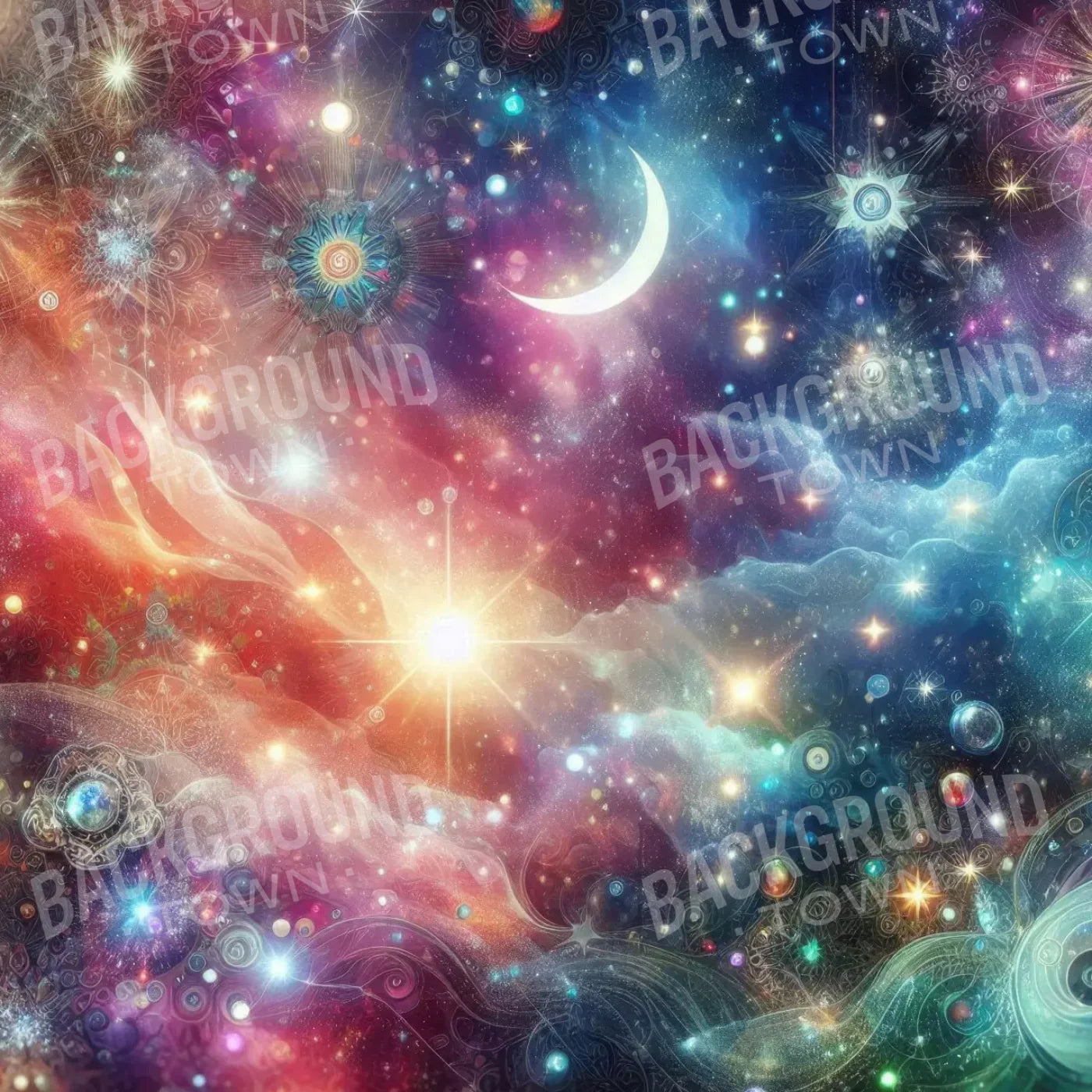 Celestial Wonder 10’X10’ Ultracloth (120 X Inch) Backdrop