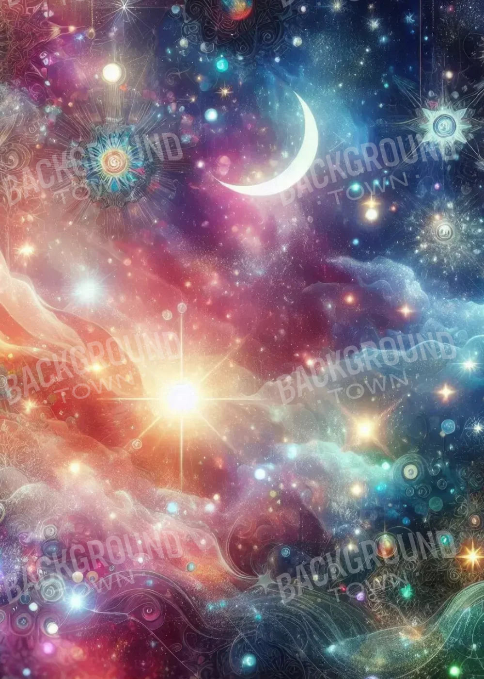 Celestial Wonder 5’X7’ Ultracloth (60 X 84 Inch) Backdrop