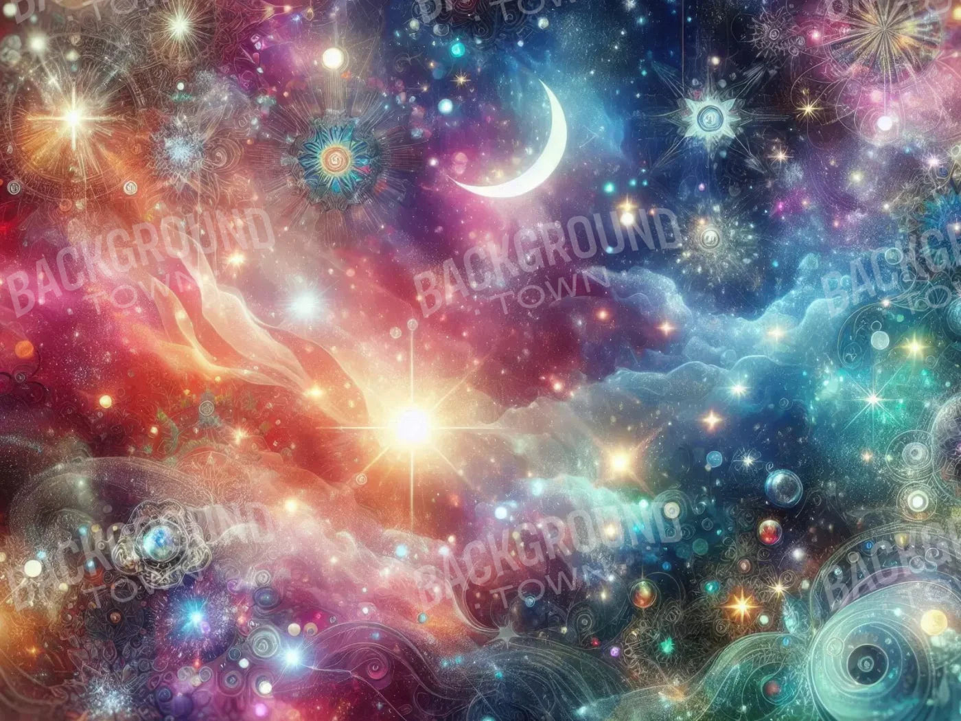 Celestial Wonder 6’8X5’ Fleece (80 X 60 Inch) Backdrop