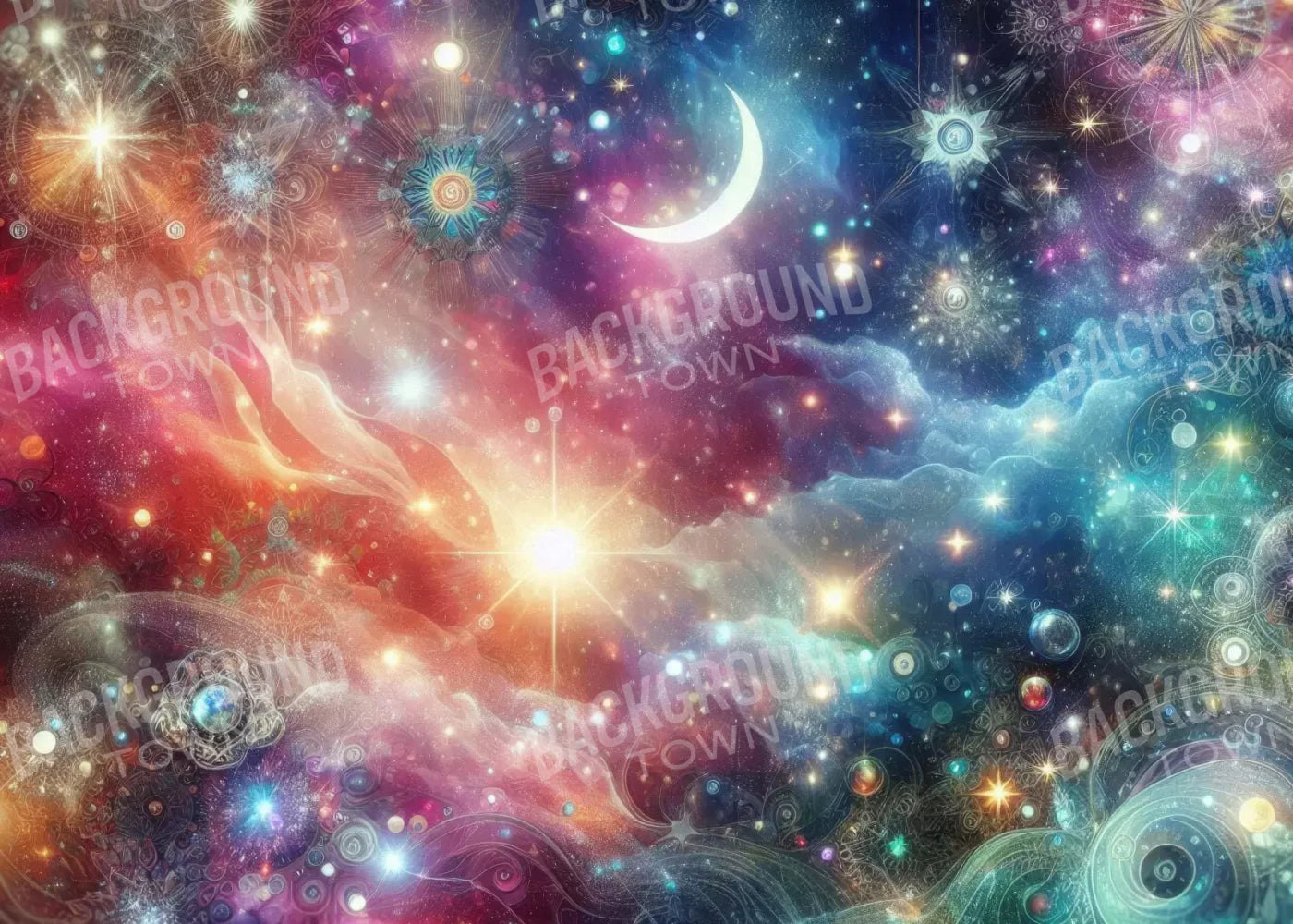 Celestial Wonder 7’X5’ Ultracloth (84 X 60 Inch) Backdrop