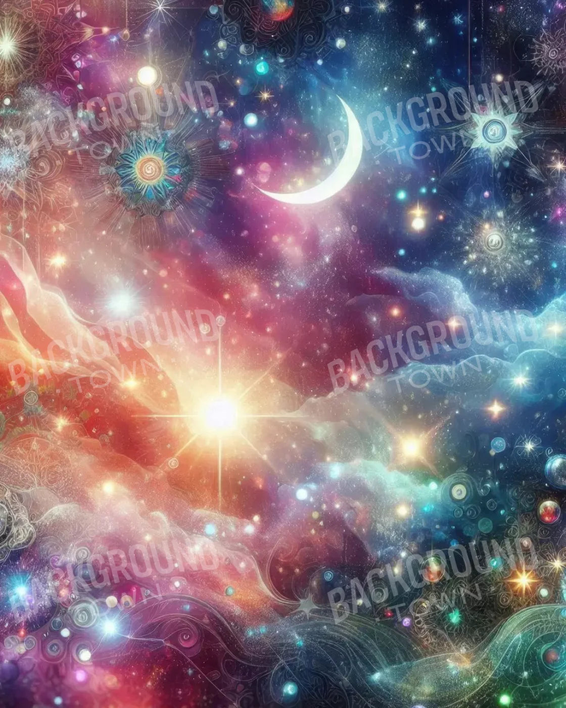 Celestial Wonder 8’X10’ Fleece (96 X 120 Inch) Backdrop