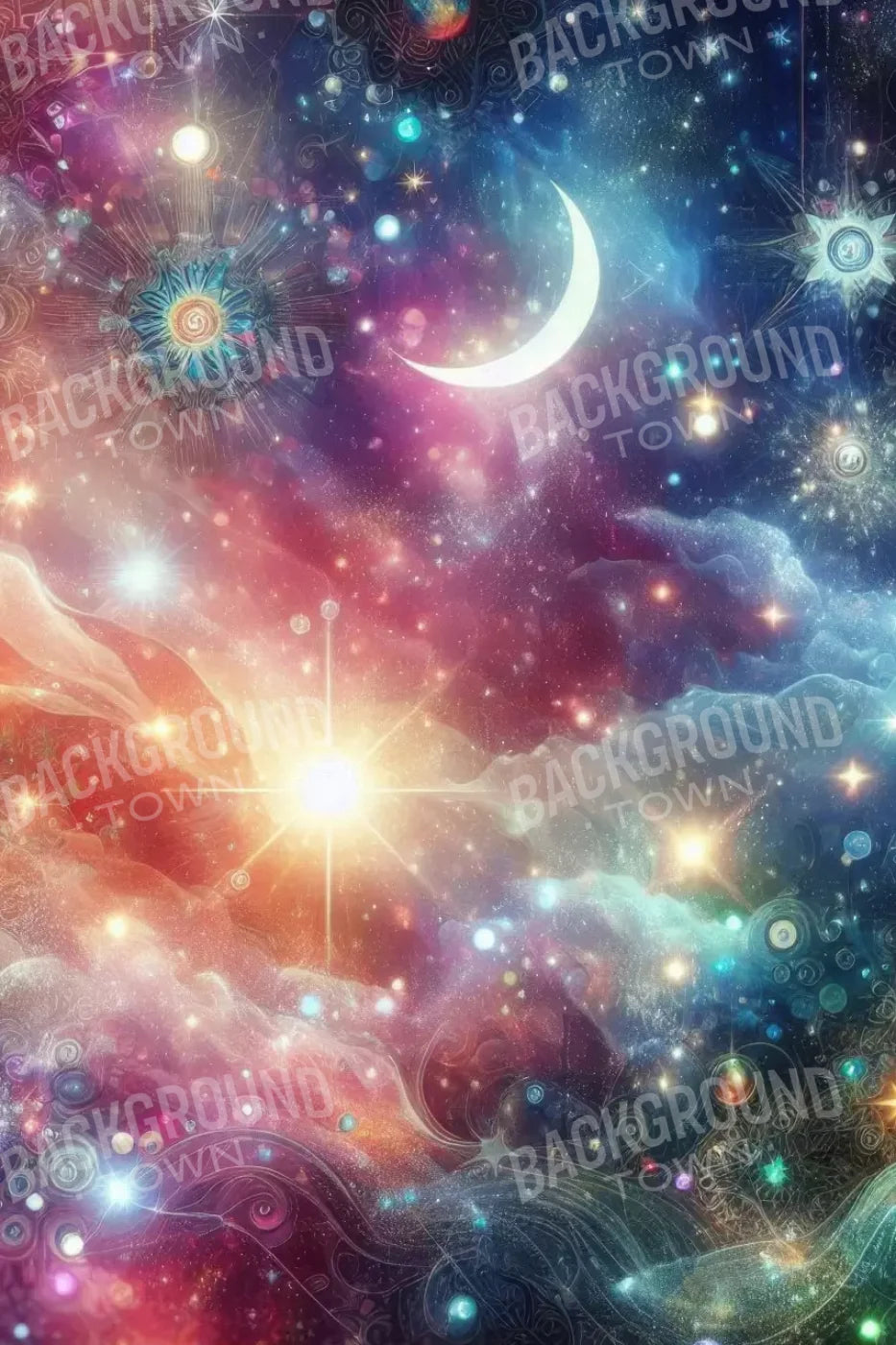 Celestial Wonder 8’X12’ Ultracloth (96 X 144 Inch) Backdrop